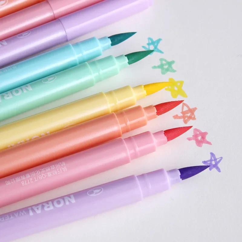 カワイイカラーブラシ蛍光ペン、マンガペン、パステルカラー、ス - Highlighter Set Pastel のレビューと価格