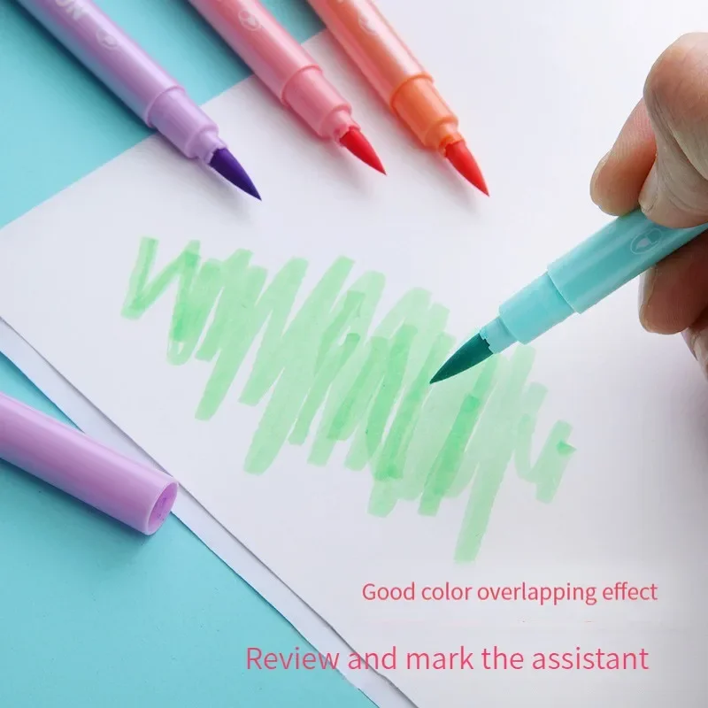 カワイイカラーブラシ蛍光ペン、マンガペン、パステルカラー、ス - Highlighter Set Pastel のレビューと価格