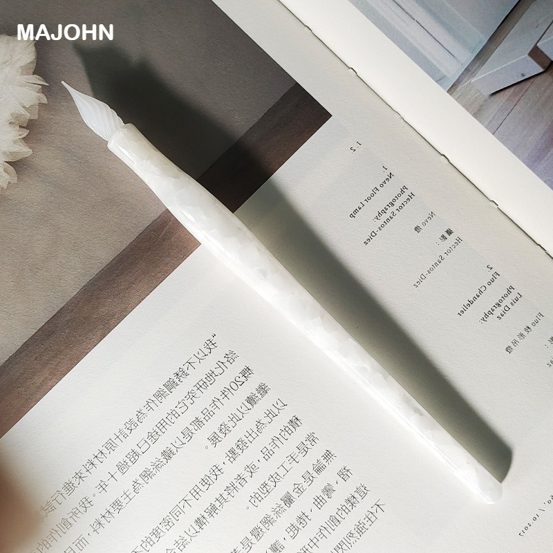 MAJOHN N12 樹脂手作りガラスつけペンインクペン先筆 - Stationery Supply Business のレビューと価格
