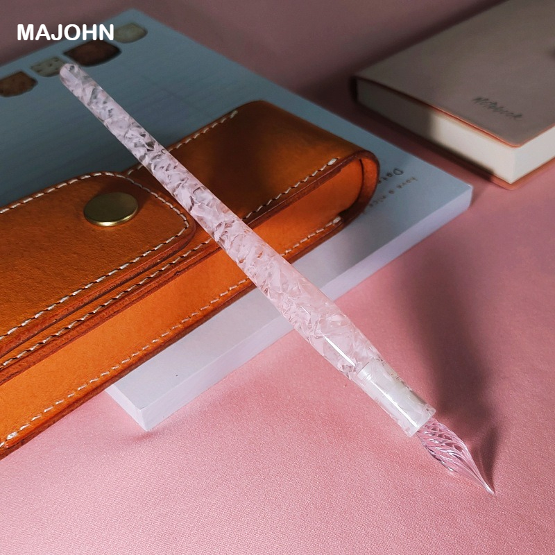 MAJOHN N12 樹脂手作りガラスつけペンインクペン先筆 - Stationery Supply Business のレビューと価格
