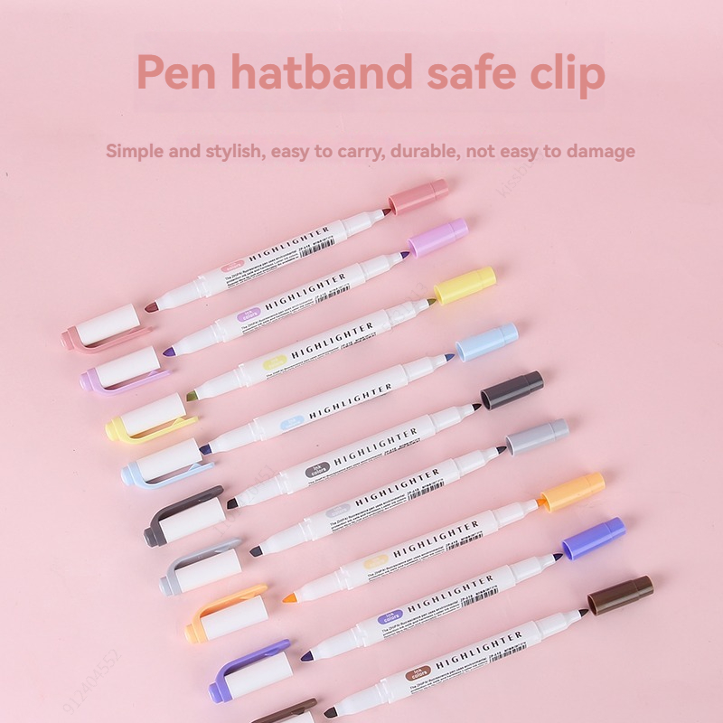 6/18/25 色ダブルティブハイライターペンかわいいマーカ - Highlighter Set Pastel のレビューと価格