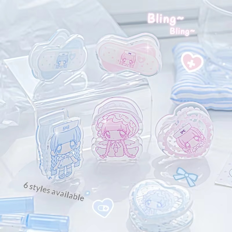 Rosyposy Pumpum アクリルバインダークリップか - Binder Clip Assorted のレビューと価格