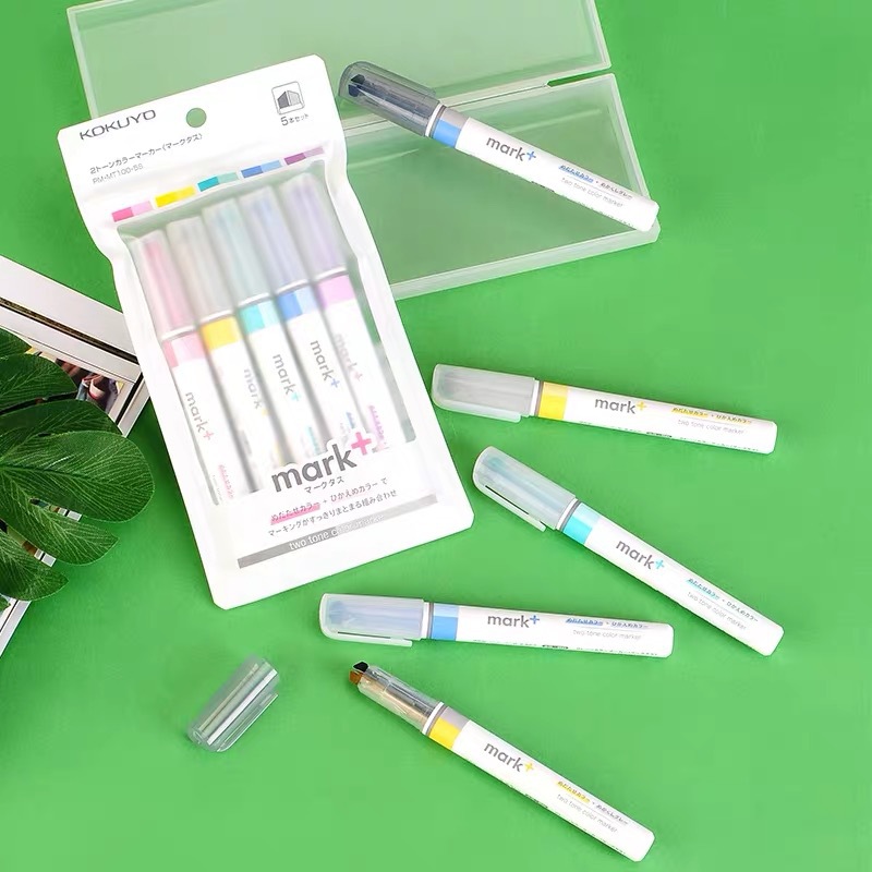 5ピース/セット日本コクヨ2021新マート + 限定カラー蛍 - Highlighter Set Pastel のレビューと価格