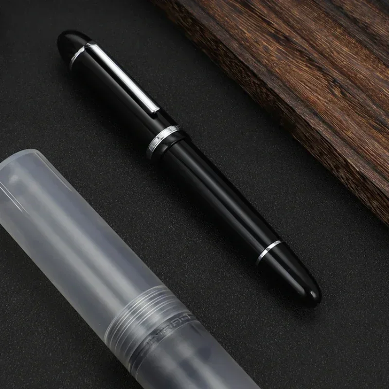Jinhao-X159アクリル万年筆、黒色インクペン、学生学 - Stationery Supply Business のレビューと価格