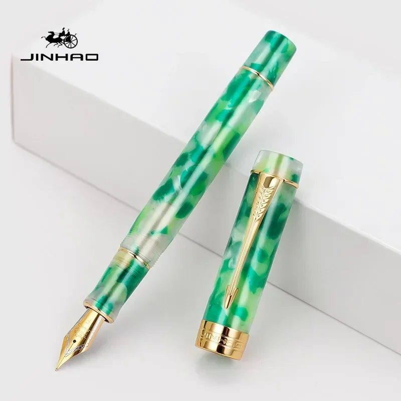 Jinhaoセンテニアル万年筆、矢印型ペン、ゴールドクリップ - Stationery Supply Business のレビューと価格