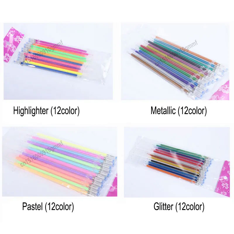 48 個セットネオンカラーグリッターメタリック蛍光ペンパステ - Highlighter Set Pastel のレビューと価格