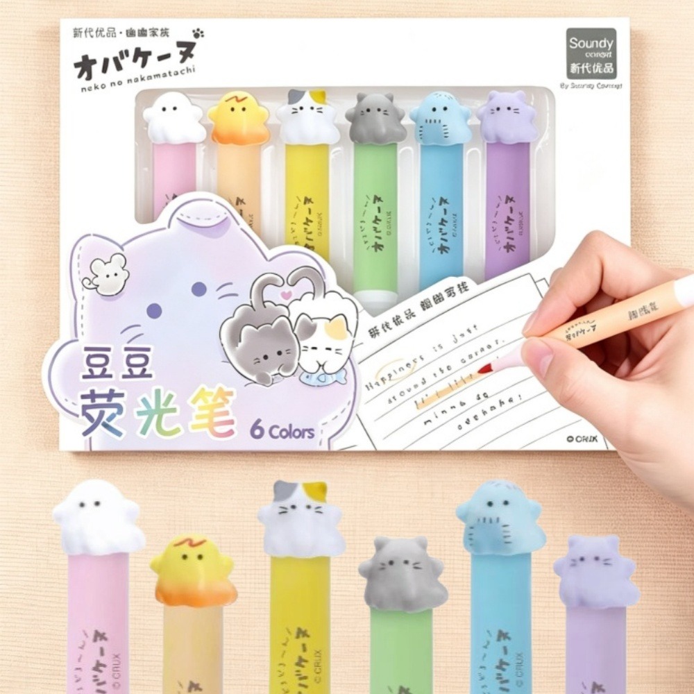 かわいいパステルカラー蛍光ペン描画アートマーカーミニ蛍光ペン - Highlighter Set Pastel のレビューと価格