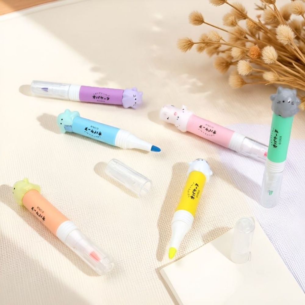 かわいいパステルカラー蛍光ペン描画アートマーカーミニ蛍光ペン - Highlighter Set Pastel のレビューと価格