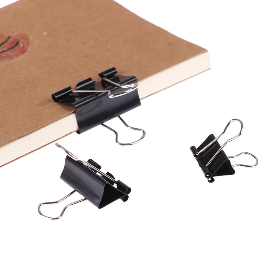 10個入り金属製バインダークリップ 19mm 25mm 32 - Binder Clip Assorted のレビューと価格