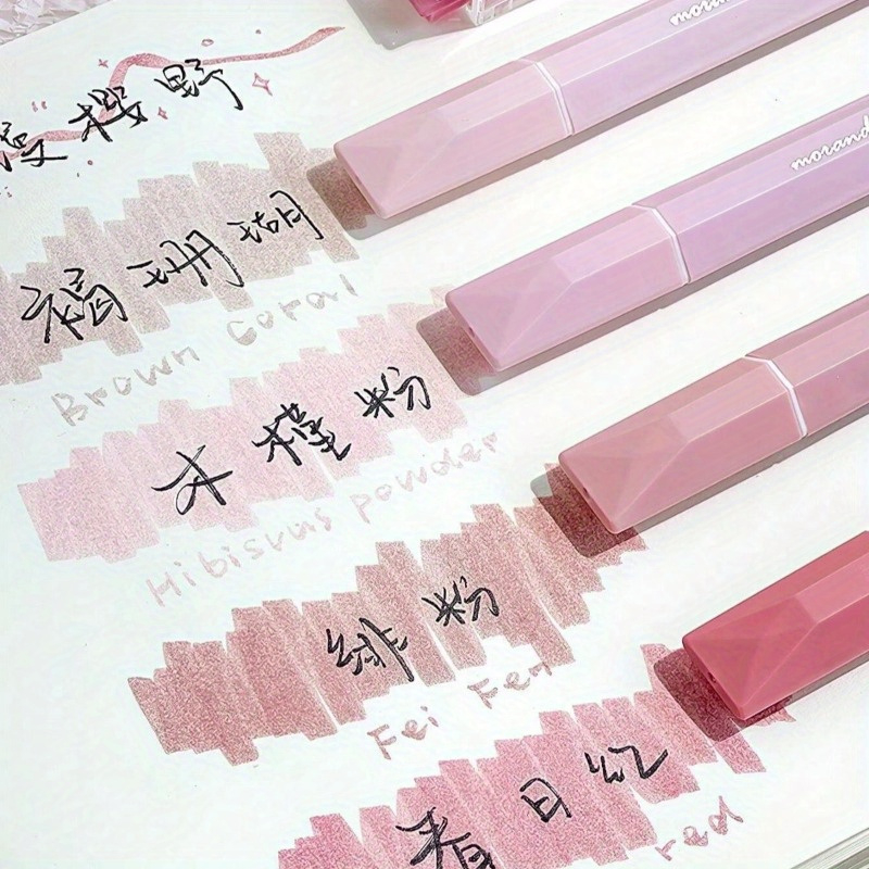 美的で可愛いパステルカラーの蛍光ペンセット、4本入り、チゼル - Highlighter Set Pastel のレビューと価格