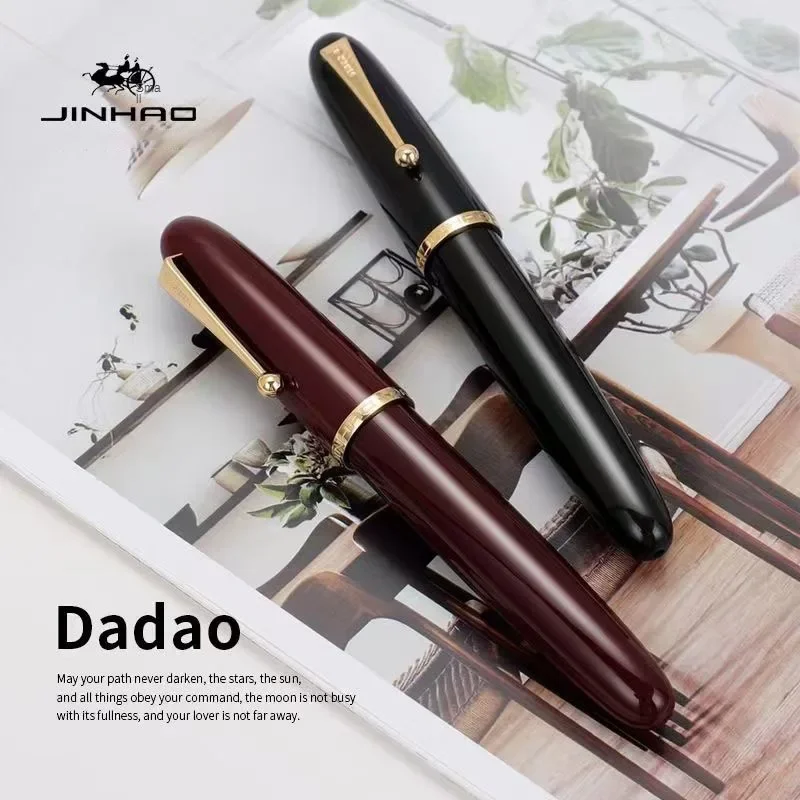 Jinhao 9019透明色万年筆、リーフ、f、mペン先イン - Stationery Supply Business のレビューと価格