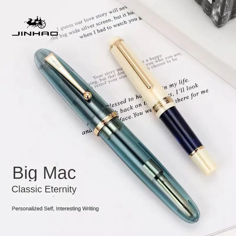 Jinhao 9019透明色万年筆、リーフ、f、mペン先イン - Stationery Supply Business のレビューと価格
