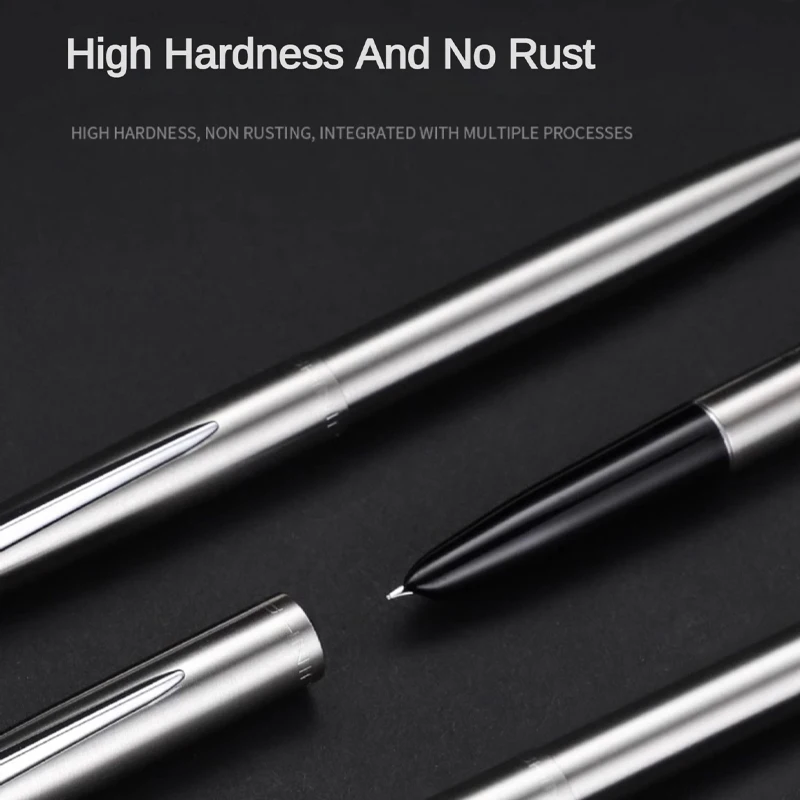 Jinhao-オールスチールボディ万年筆、書道インクペン、リ - Stationery Supply Business のレビューと価格