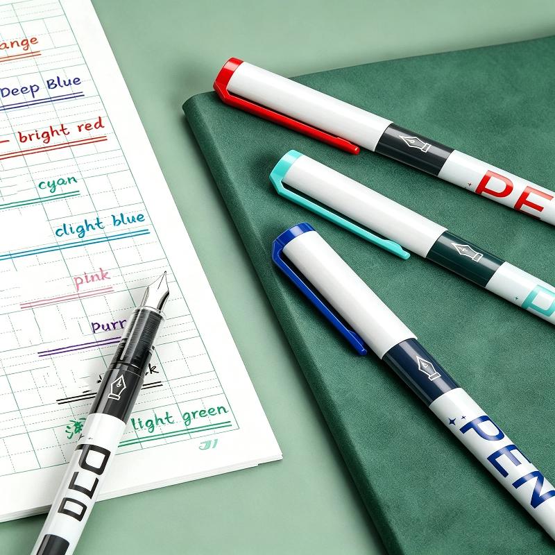 大容量使い捨て0.38mm液体インク万年筆、多色、リフィルな - Fountain Pen Ink のレビューと価格
